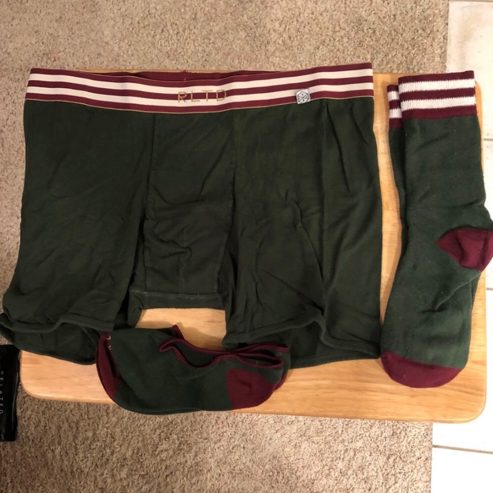 Related Garments The Ivy Boxer Briefs & Socks Set